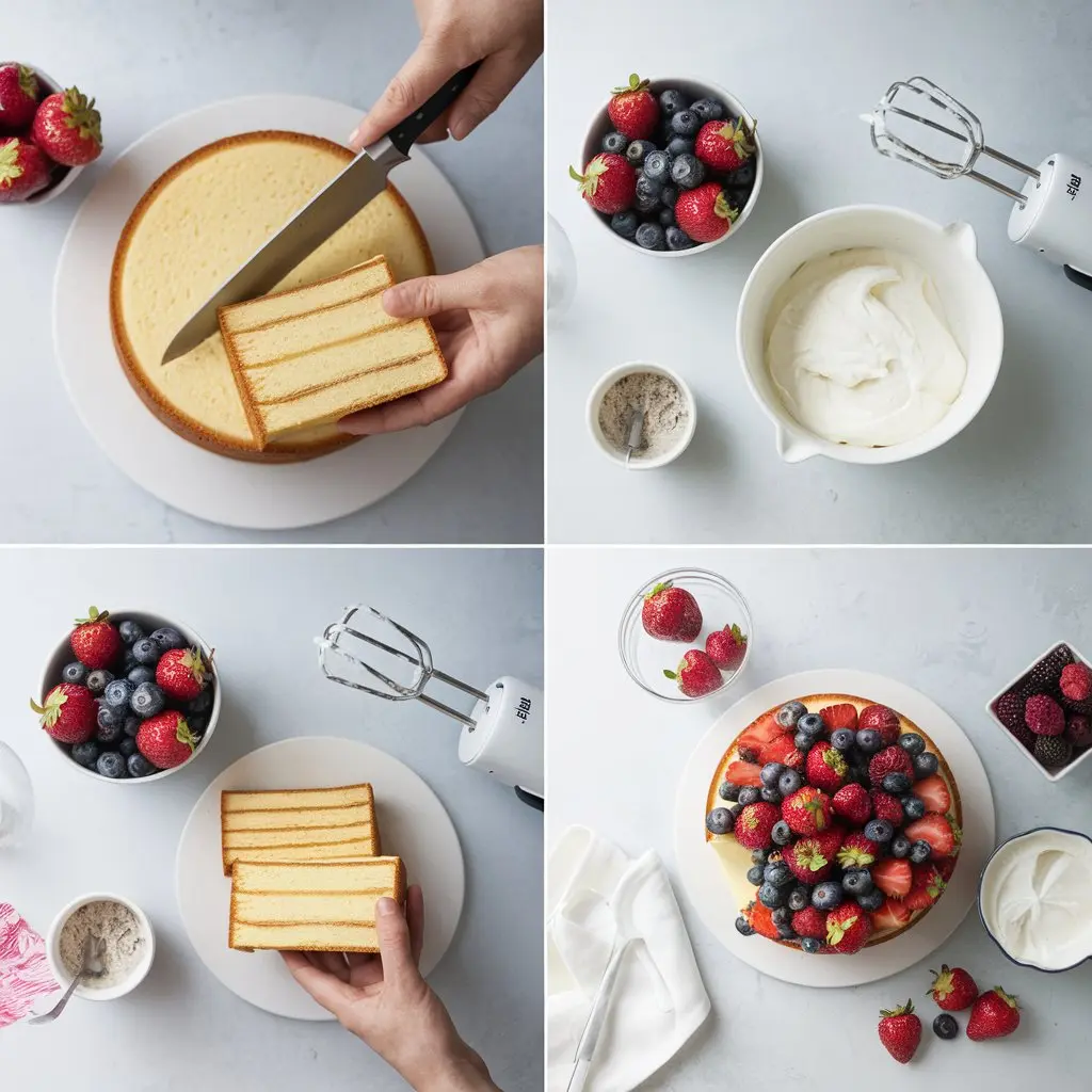 Berry Ice Box Cake with Pound Cake | Easy, No-Bake Summer Dessert Recipe