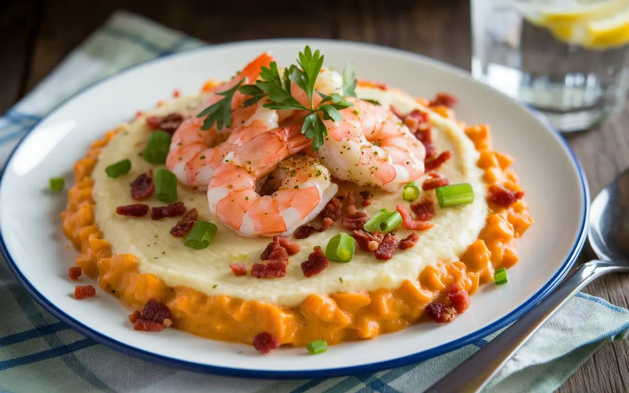 Sweet Potato Shrimp Grits Recipe - A Southern Classic with a Healthy Twist