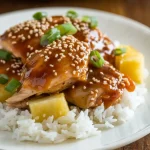 "Sweet Hawaiian Crockpot Chicken: Easy, Flavorful, and Perfect for Family Dinners"