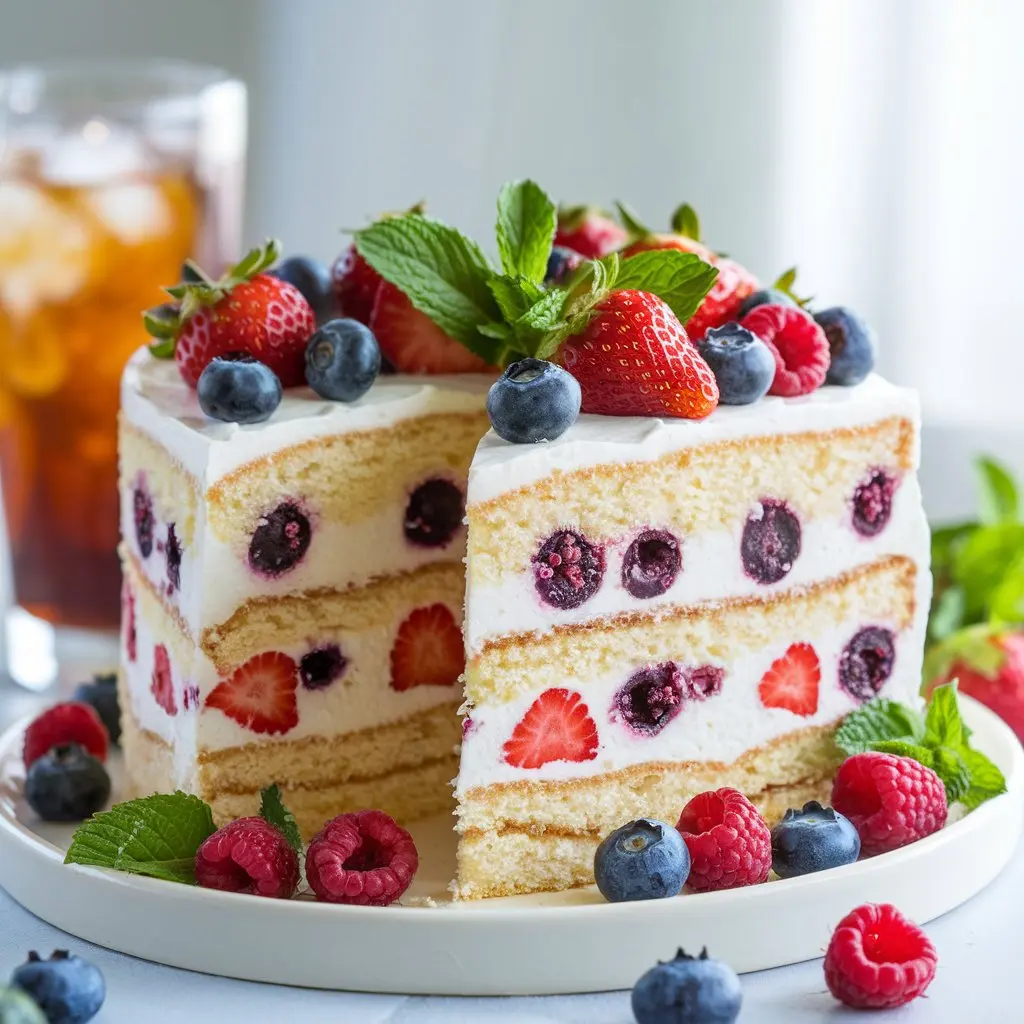 Berry Ice Box Cake with Pound Cake | Easy, No-Bake Summer Dessert Recipe