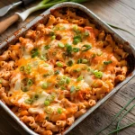 Buffalo Chicken Protein Pasta Bake: High-Protein Comfort Food Recipe 🍗🍝