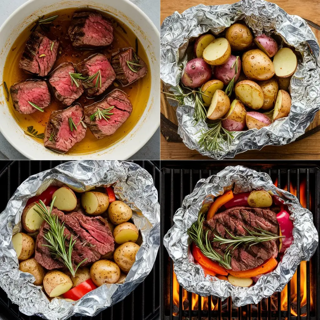 Garlic Steak & Potato Foil Packets Recipe: Easy, Flavorful & Nutritious