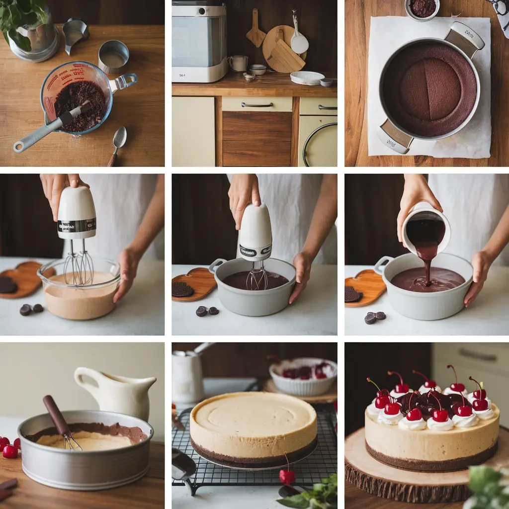 Black Forest Cheesecake Recipe: Decadent Dessert with Rich Chocolate & Cherries