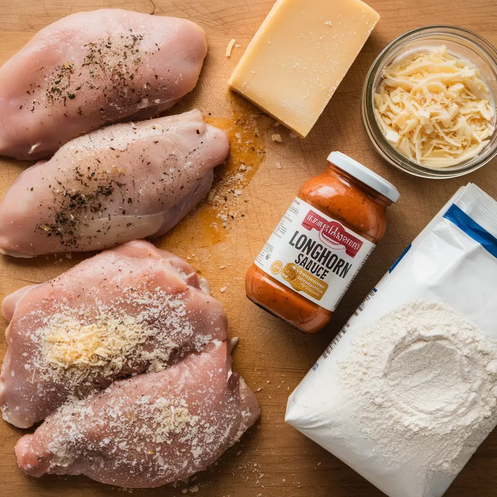 Longhorn Parmesan Crusted Chicken: A Crispy, Cheesy Delight | Easy Recipe