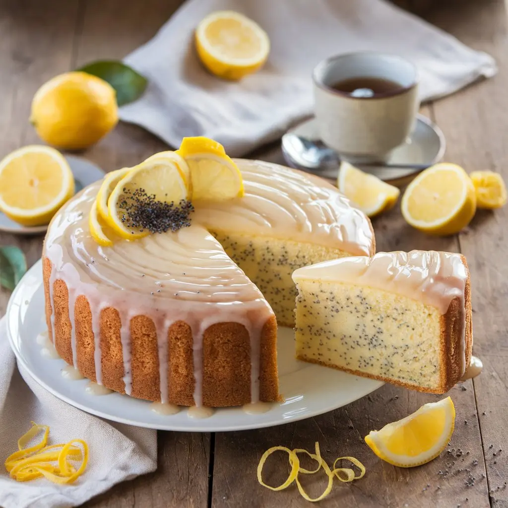 Lemon Poppy Seed Cake Recipe: Moist, Zesty, and Easy to Bake 🍋