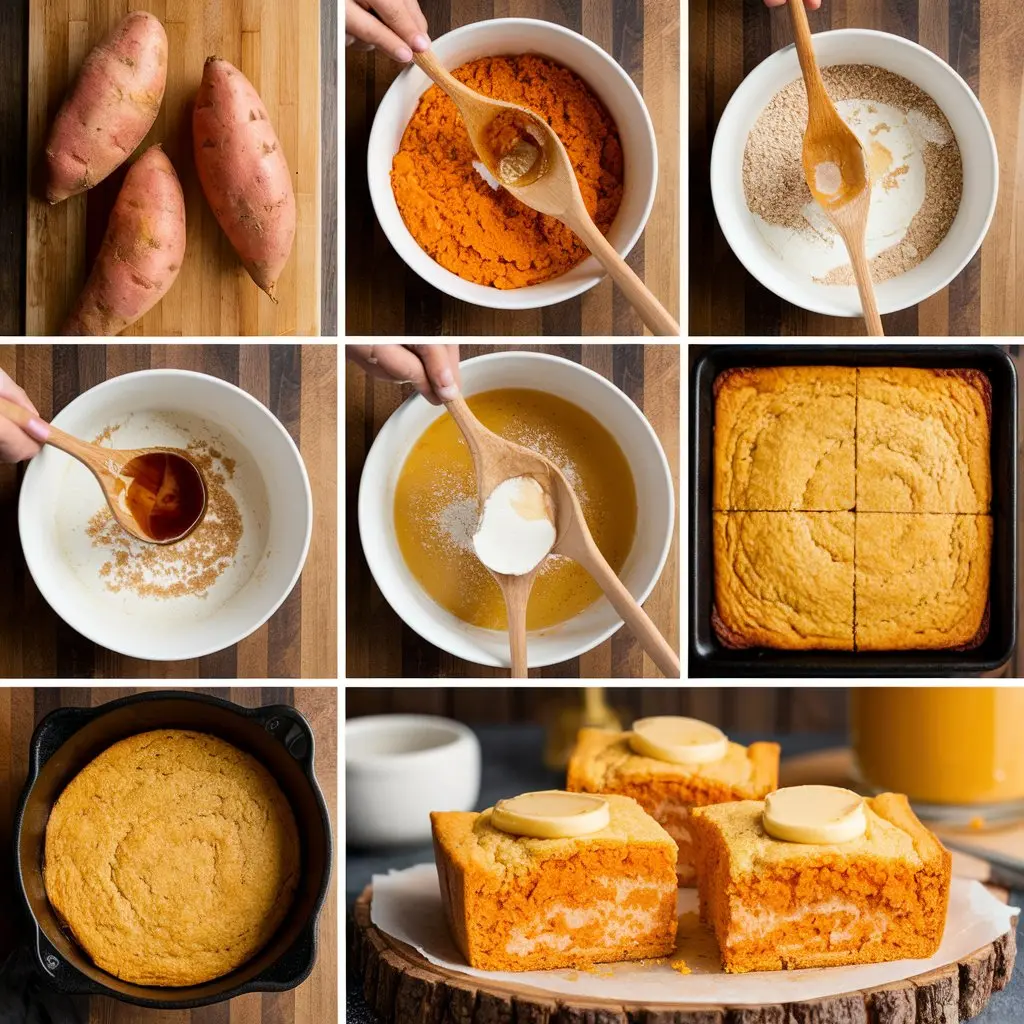 Maple Honey Butter Sweet Potato Cornbread Recipe – Sweet, Moist & Irresistible