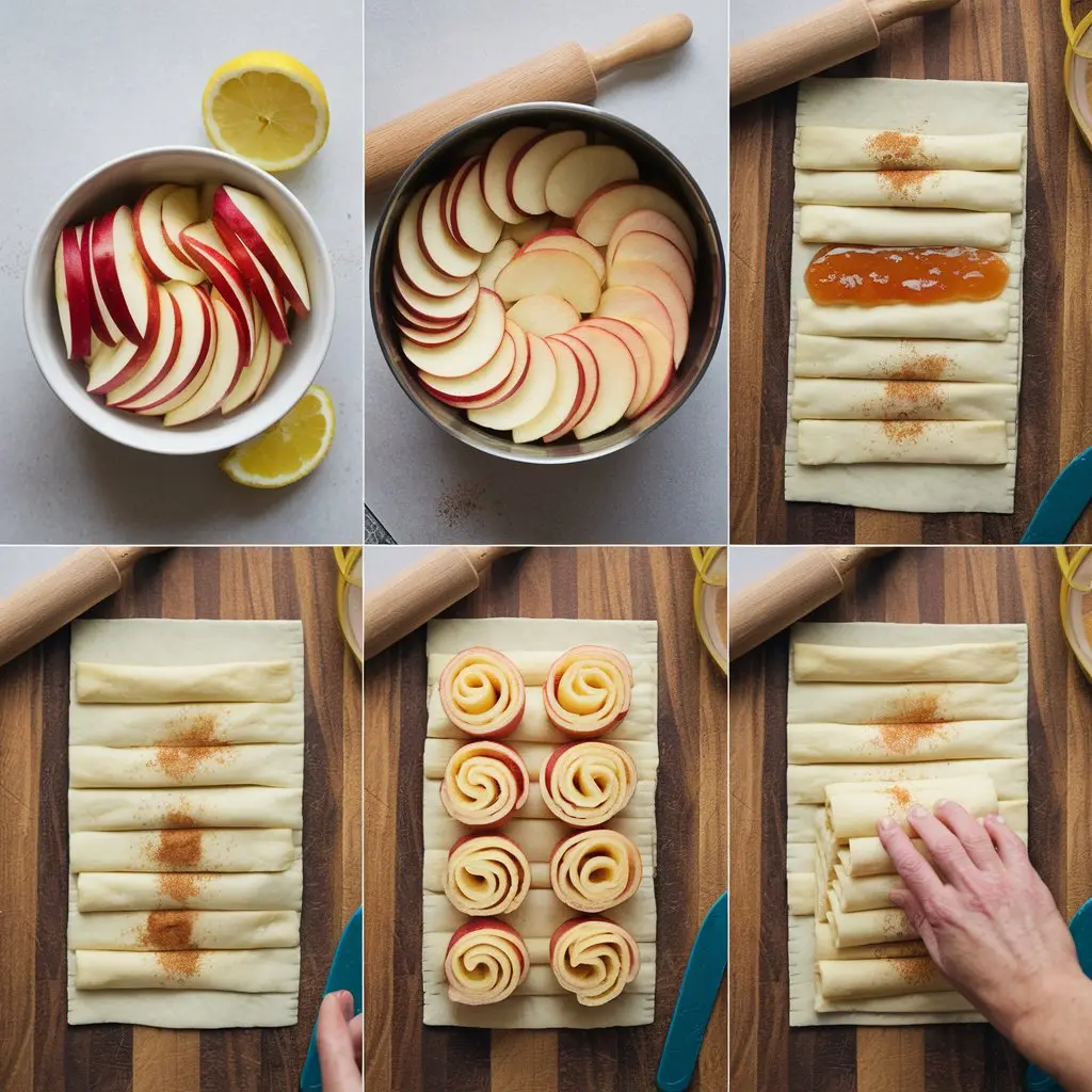 How to Make Beautiful Puff Pastry Apple Roses – Step-by-Step Guide