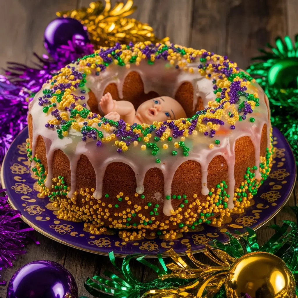 king-cake-a-The Ultimate Guide to King Cake: History, Recipe, and Where to Find the Best in New Orleans-orleans-tradition-🍰🎉