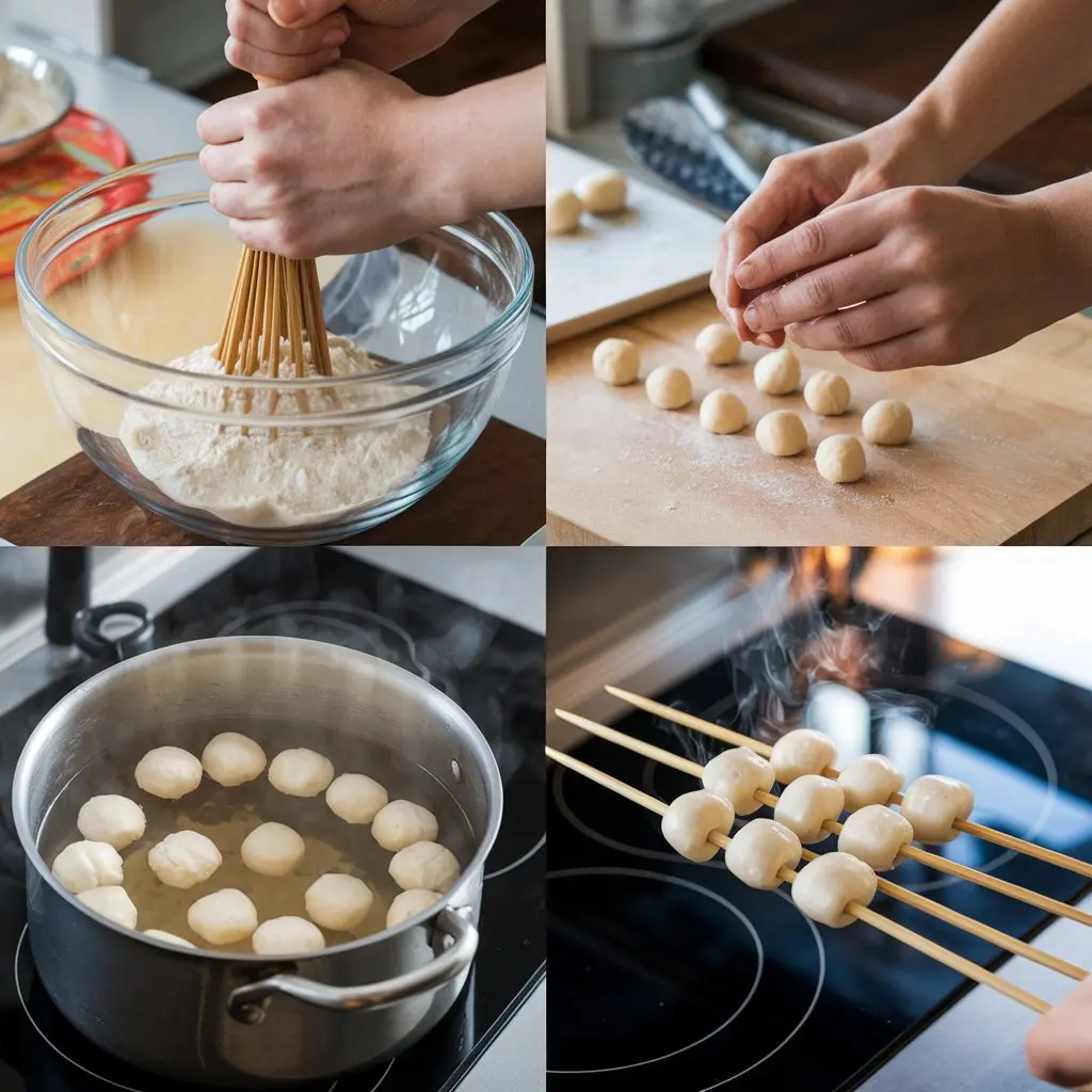 How to Make Traditional Japanese Dango | Step-by-Step Recipe 🍡